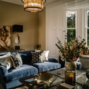 Lounge renovation to maximise social interaction in comfortable sofas with lots of natural light and a view outside